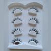 3D Натуральные крестообразные накладные ресницы - Ручная работа, Четыре пары с изгибом
