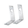 2x Trailer Light Brackets L Shape Parts Pre Drilled Hole Fit Most Trailer