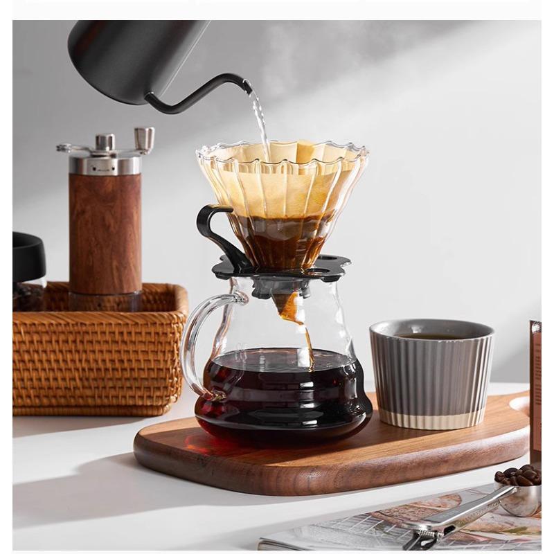 V60 Cup Fan-shaped V-shaped Cake-shaped Coffee Filter Coffee Pot, Convenient, 100 Pieces