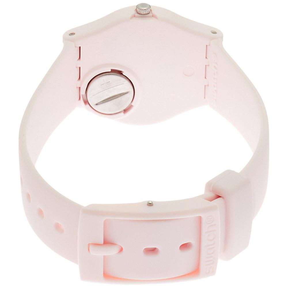 Женские наручные часы Swatch LP150 Нежно-розовые 25 мм