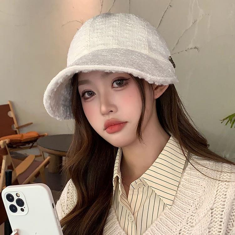 New Zhao Ruth cap women's new thermal hat autumn and winter widened brim baseball cap