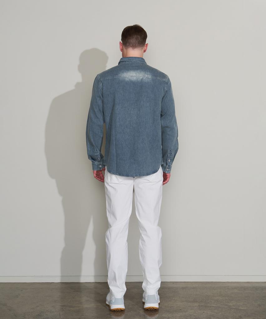 PANICALE White Cotton Chino Pants