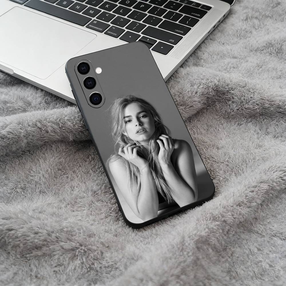 Addison- Rae Phone Case For Samsung Galaxy A73,A71 A72,A70,A53,A52,A51,Soft Silicone Black Cover