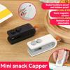 2 In 1 Mini Bag Sealer USB Rechargeable Chip Bag Sealer Heat Seal  Portable Handheld Vacuum Food Sealer Bag B