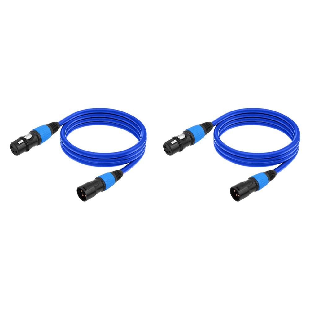 3/5 м XLR Кабель для динамика Позолоченный 3-контактный Папа к Маме Балансная линия XLR Аудиокабель для микрофона микшера студии звукозаписи