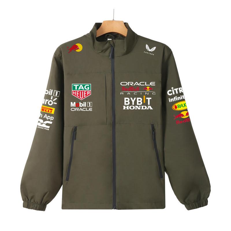 Куртка команды F1 Red Bull Летняя куртка-штормовка команды F1 Formula Racing Red Bull Racing