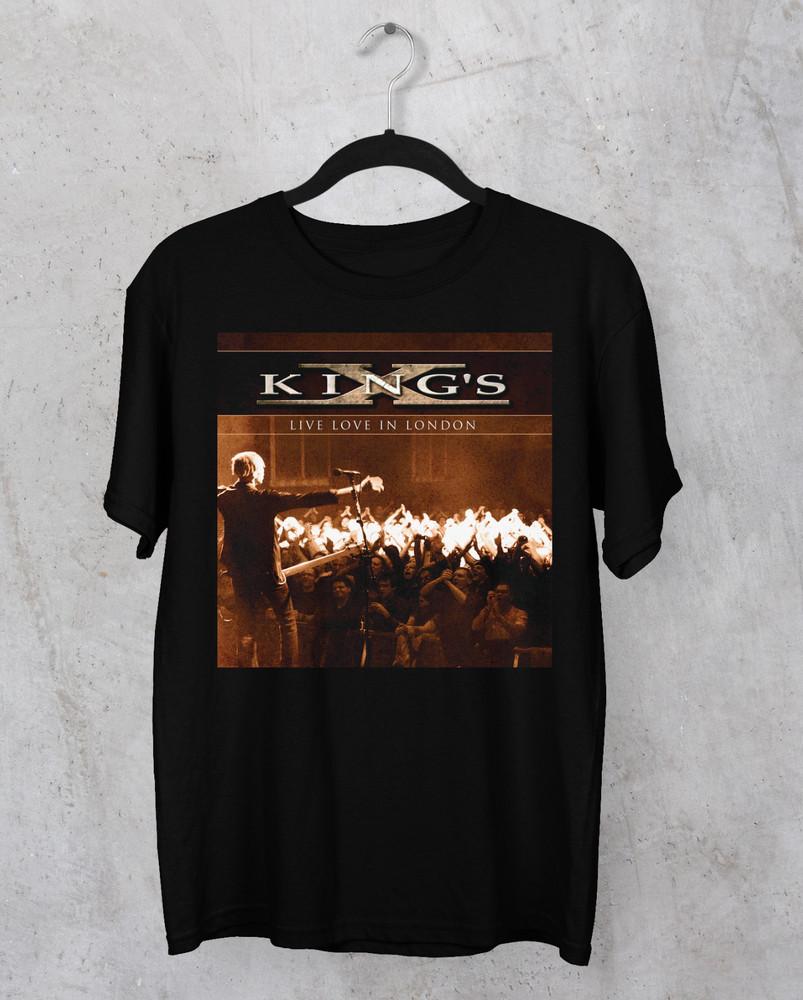King#039;s X hip hop ALBUM black Tshirt unisex tee All sizes 3F288 Unisex T-Shirt