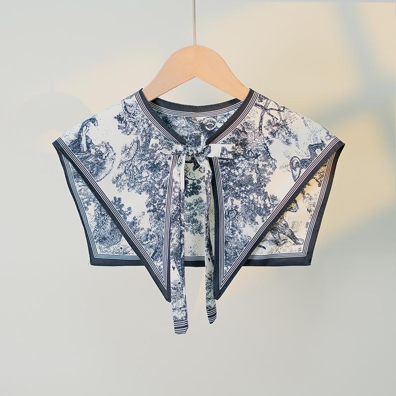 French Vintage Lace-Up Shawl: Women's Spring/Autumn Decorative Caplet, Thin Layered Neck & Shoulder Cover