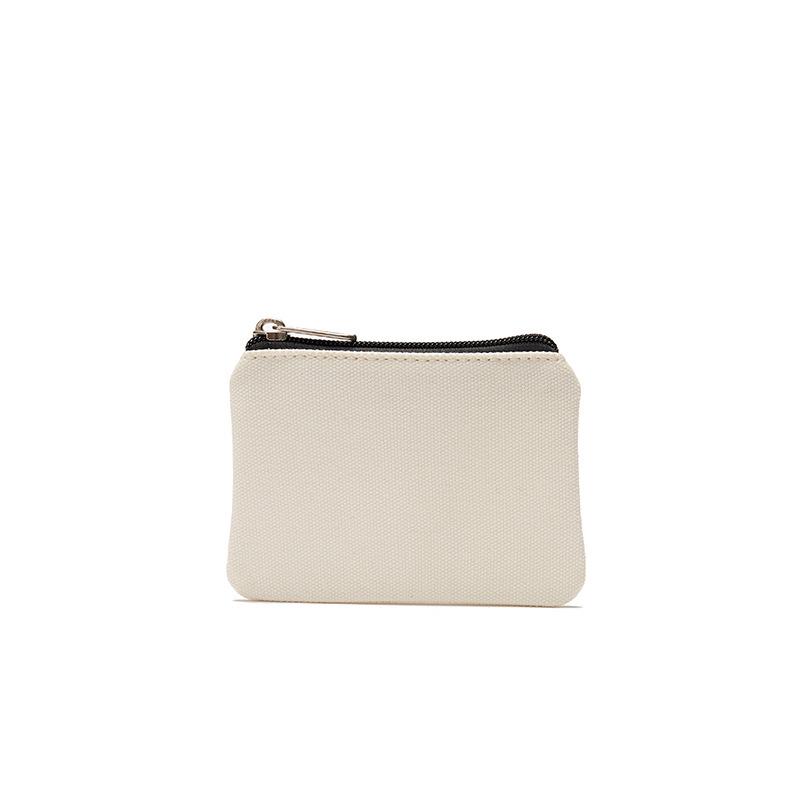 Унисекс холщовый кошелек для монет и визитница 2025