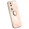 XINLI For vivo V50 5G Case Ring Kickstand Electroplating TPU Phone Cover
