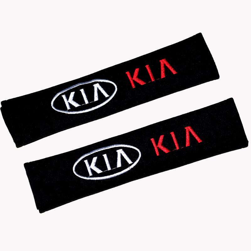 LESE9 2 шт. Для KIA Sportage Rio Ceed Picanto K5 K9 Sorento Хлопковая защитная накладка из углеродного волокна на плечо автомобиля Автоаксессуары