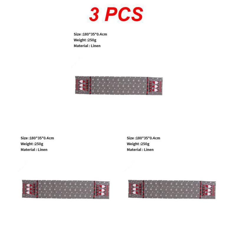 Рождественская дорожка для стола Веселое рождественское украшение для дома Декор для рождественской вечеринки 2024 Navidad Notal Noel Украшение С Новым годом 2025