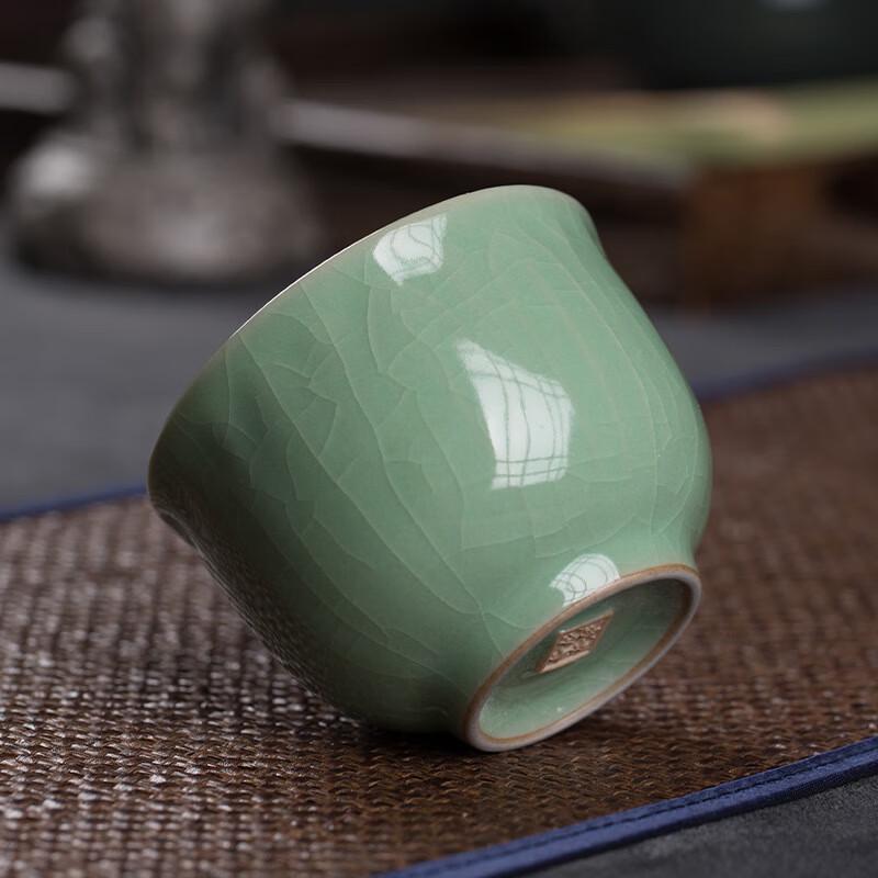 Celadon Ge Ware Ceramic Gongfu Teacup