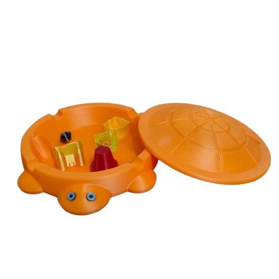 Mini Turtle Sandbox with Tools Fidget Desk Toy for Stress Relief Mini Zen Garden Sandbox Desktop Accessories for Home