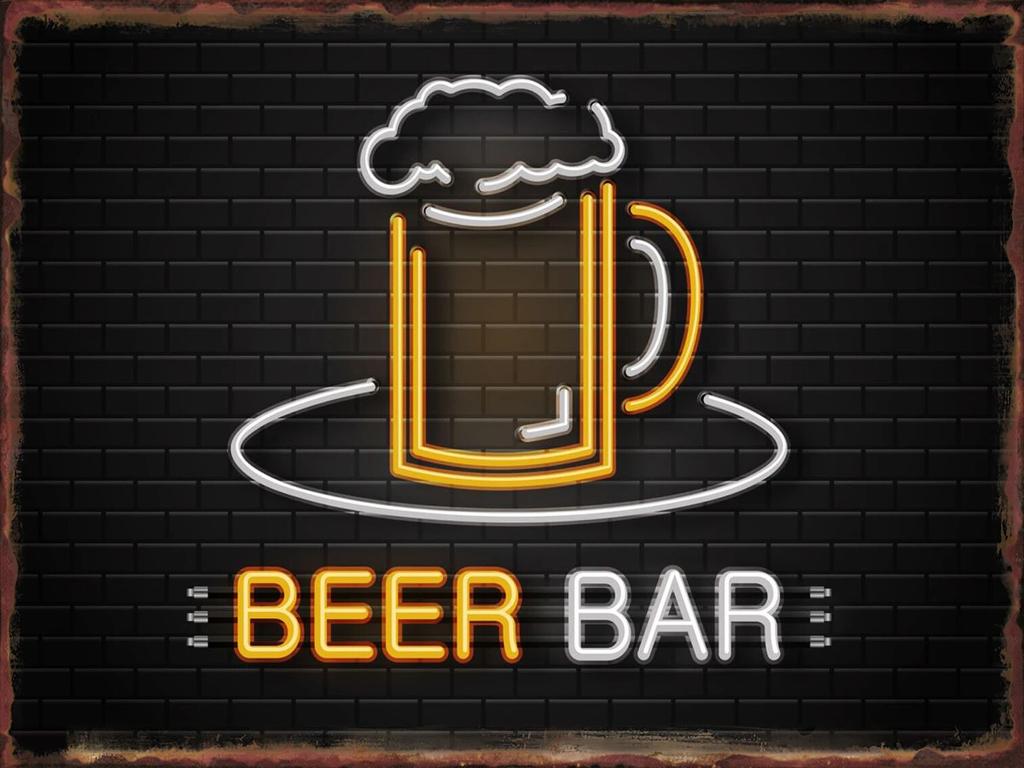 Neon Beer Bar Poster Metal Signs for Pub Home Bedroom Decor Tin Sign Decorative Plaques Painting Wall Aesthetical Decoration
