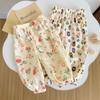 Baby Girl Summer Pants Loose Mosquito Proof Pants Floral Lantern Pants New Soft and Breathable