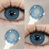 AMARA Blue Colored Contact Lenses Natural Look Green Eye Lenses Gray Contact Color Lenses Beauty Pupil Eye Cosmetics Yearly Use
