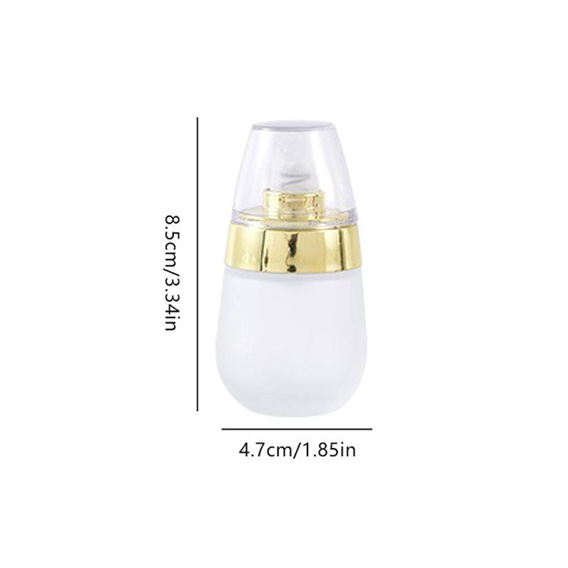 Вакуумная матовая стеклянная бутылка пустая многоразовая емкость 30 мл для макияжа косметическая банка для крема для лица лосьон мази помпа дорожная бутылка