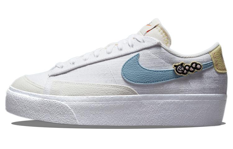 Nike Кроссовки Blazer Low на платформе Next Nature Boarder Blue Женские DJ6376-100
