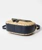 Сумка через плечо Vere Small Soft Satchel из кожи Capra с рафией Marine [Anya Hindmarch] Женская [Товар]