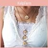 Head Multilayer Fashion Coins Pandent Necklace Sexy Bohemia Statement Double Chain For Women Jewelry