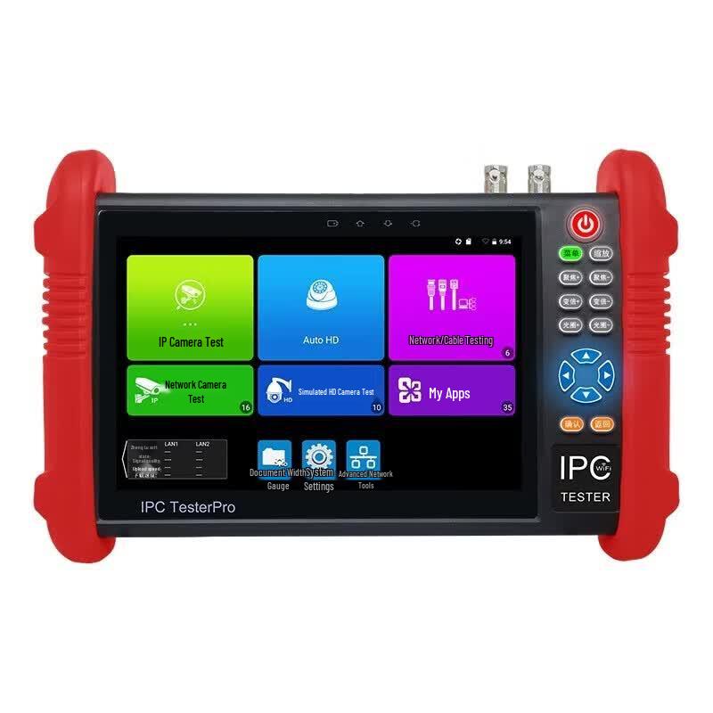 WANGLU IPC-9900 Pro Многофункциональный цифровой и аналоговый тестер видео наблюдения CN вилка (адаптер в комплекте)
