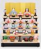Yakusigama Nishikisa Sakura Dolls Festival Lucky Charm Celebration Ornament Interior (Assembled Five-tiered Ornament) [2642]