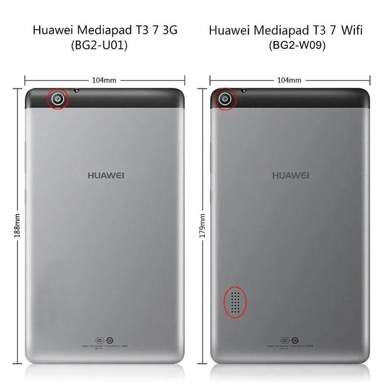 1/2/3 шт. защитная пленка из закаленного стекла для Huawei Mediapad T3 7,0 wifi BG2-W09 7-дюймовый планшет + спиртовая ткань