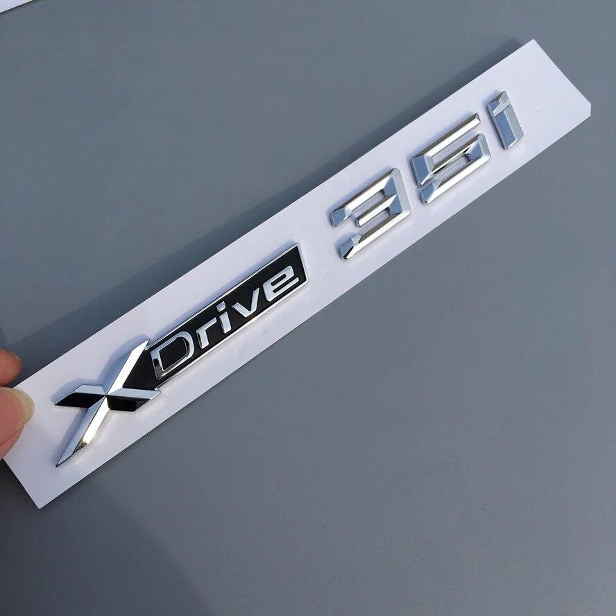 1 шт., наклейка на боковую часть кузова автомобиля, бензиновая версия, ABS, оригинальное качество, X Drive 20i 28i 30i 35i 40i 23i 50i 48i для BMW X1 X3 X4 X5 X6