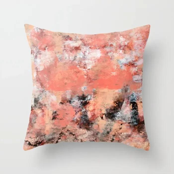 Модная абстрактная синяя наволочка для подушки автомобиля, чехлы для дивана