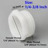 PVC Male-Female Thread Reducer Joints 1/8 1/4 3/8 1/2 3/4 1" Garden Irrigation Water Pipe Fittings Aquarium Fish Tank Adapters