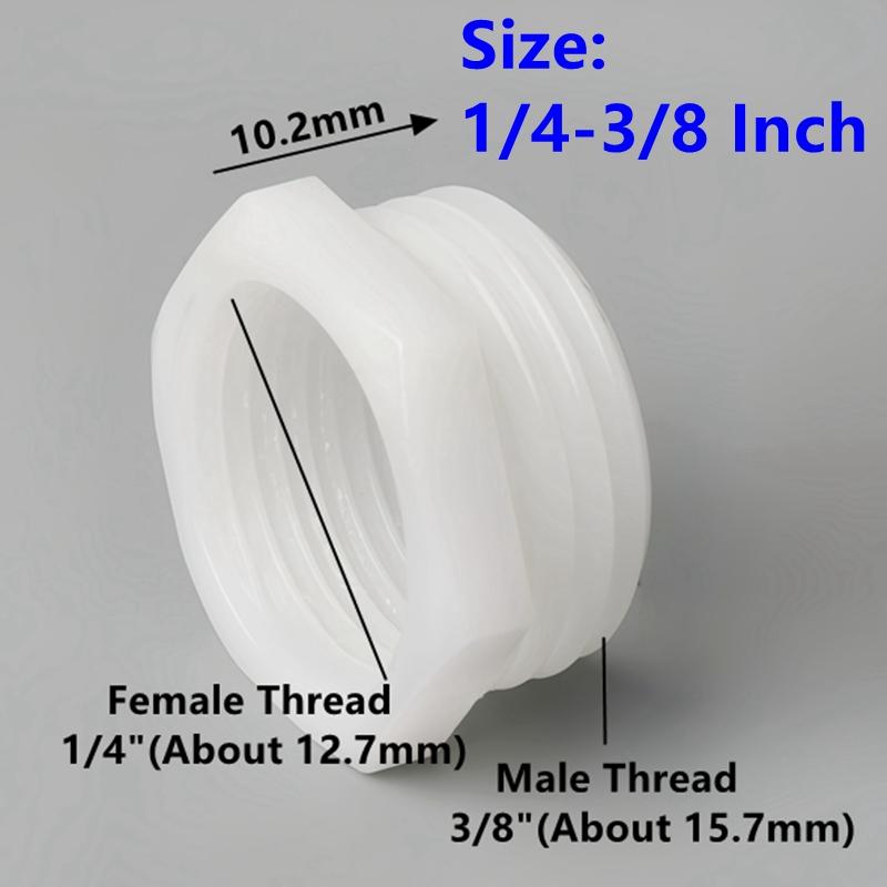 PVC Male-Female Thread Reducer Joints 1/8 1/4 3/8 1/2 3/4 1" Garden Irrigation Water Pipe Fittings Aquarium Fish Tank Adapters