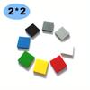 50 шт. DIY строительные блоки 2*2 фигурные кирпичи керамическая плитка 2x2 образовательные творческие MOC кирпичи 3068 гладкие плоские плитки игрушки