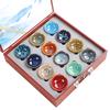 Kiln Change Jian Zhan Ceramic Kung Fu Tea Set Tea Cup Set Small Tea Bowl Tasting Cup Tea Cup Colorful12For home use and gift giv
