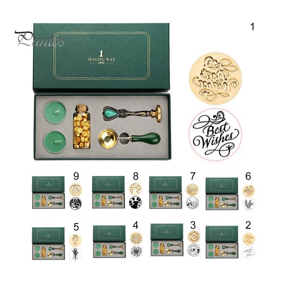 1 комплект, винтажный набор сургучовых уплотнительных бусин для самостоятельного изготовления лака для запечатывания конвертов
