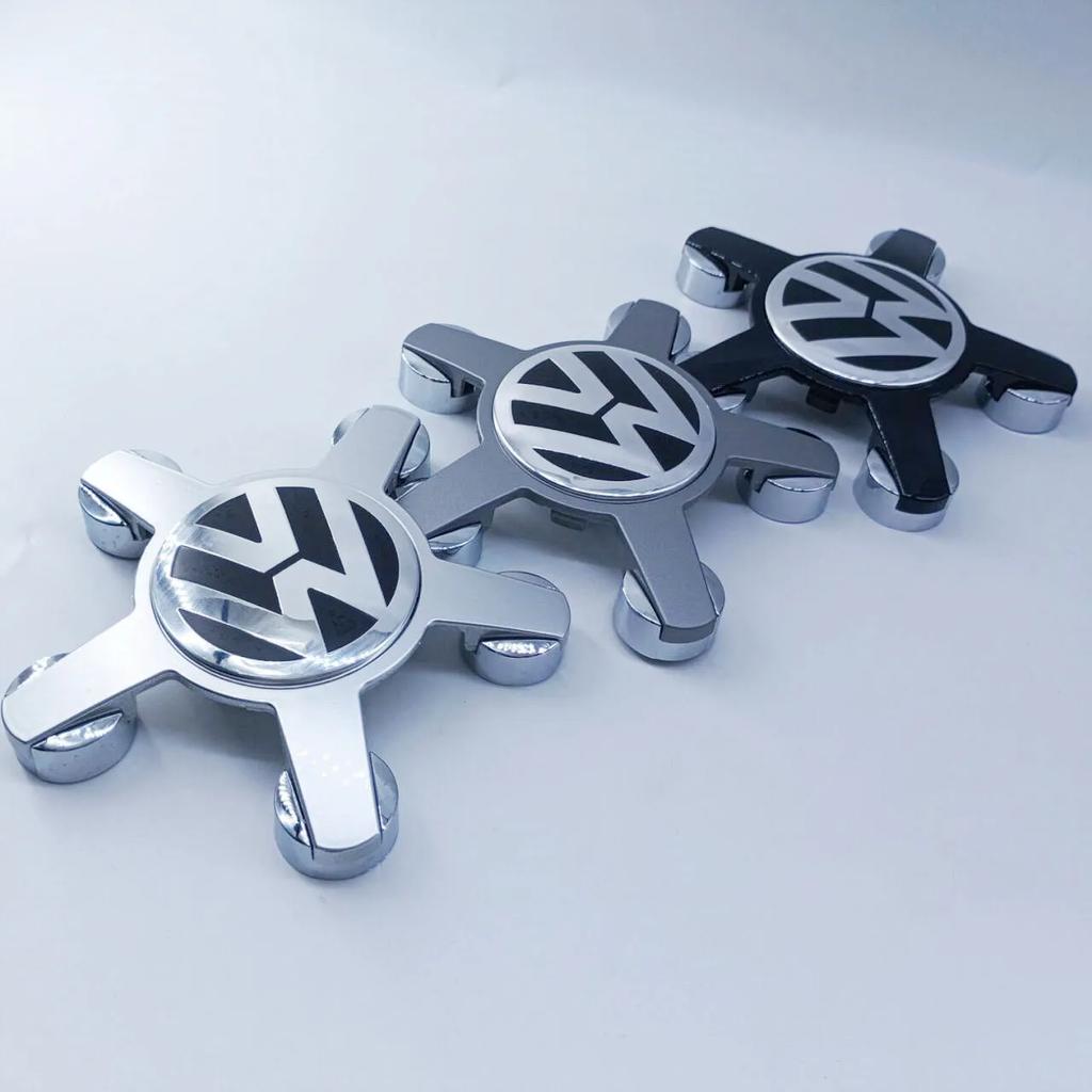 DKRSE1 For VW Volkswagen Jetta MK5 Golf 4pcs 135mm Volkswagen Golf Polo Car Wheel Center Caps 5Pins Rim Hub Cover Hubcap Logo Badge Emb