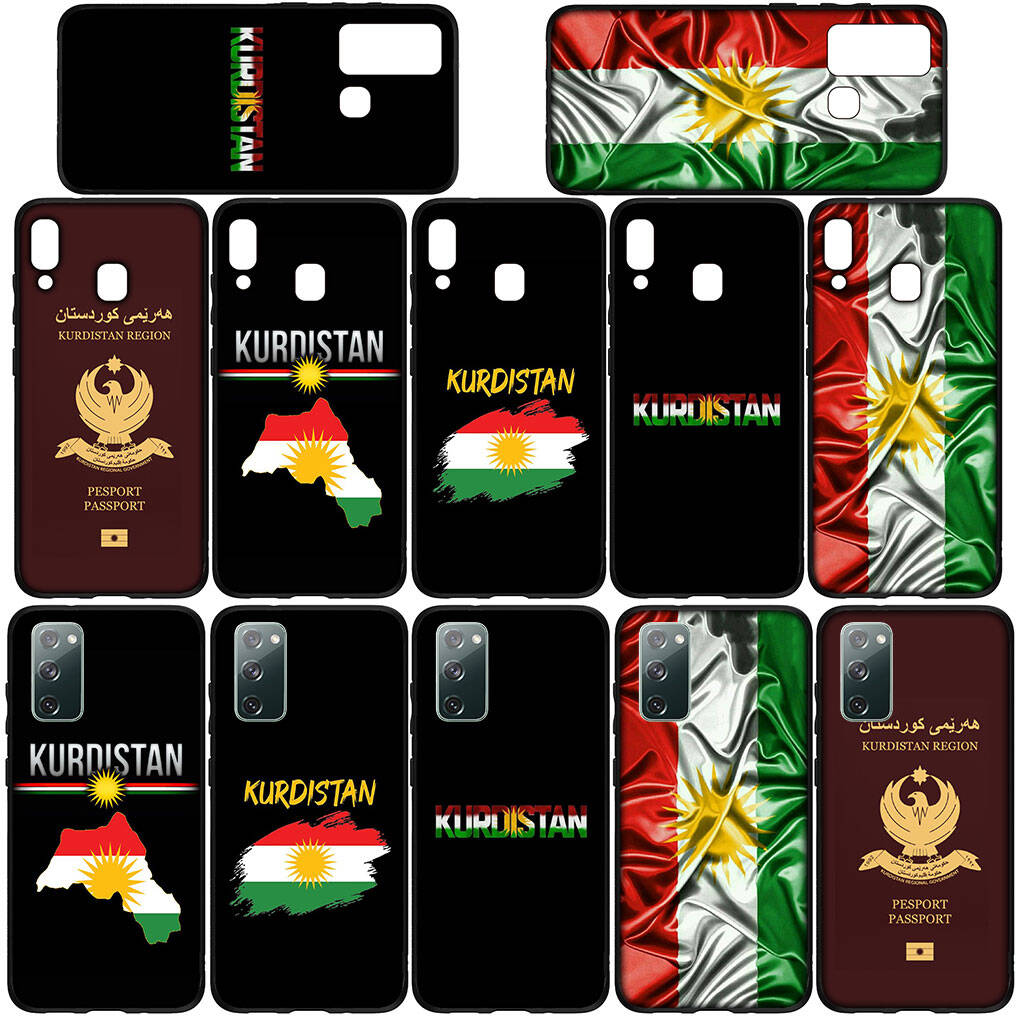 for Samsung Galaxy S25 S24 S23 S22 S21 S20 Ultra FE Plus A17 A37 A57 A56 A55 A06 A16 A15 A36 A26 A35 A05 A25 A54 A34 Phone Case Kurdistan Flag Cover