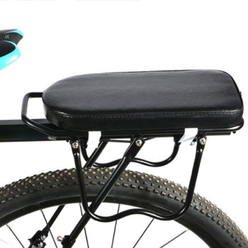 Bicycle Back Seat Cushion Mountain Bike Seat Plate Rear Shelf Thickened Saddle Accessory Cycling Bike Seat Cover Rear Seat Pad