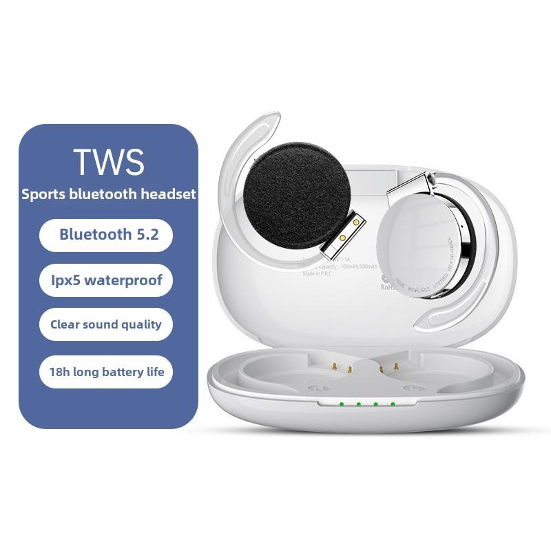 TWS беспроводная спортивная висячая Bluetooth-гарнитура с шумоподавлением 5.2 с низкой задержкой в обоих ушах
