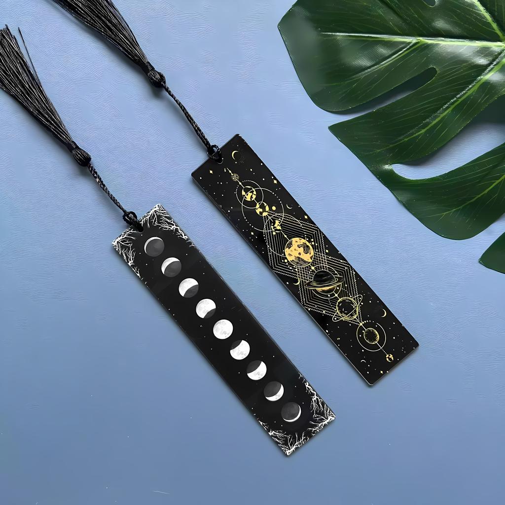 8 шт. акриловые закладки студенческие учебные принадлежности канцелярские товары подарки декор подарки книга офис Древо жизни Луна Таро элемент скороговорка