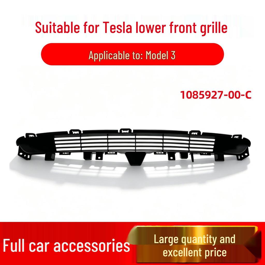 Tesla Model 3 Front Bumper Lower Grille Vent - 1085927-00-C