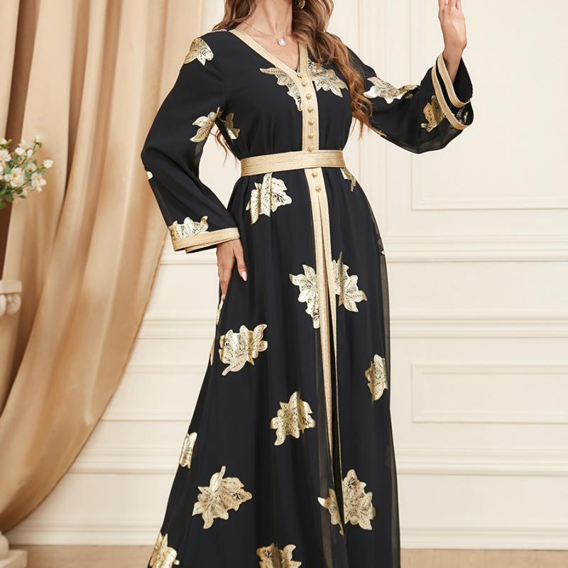 Мусульманская женская одежда Ближнего Востока, Абая, весенняя модная женская одежда, платье из двух частей