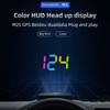 Автомобильный проектор на лобовое стекло Цифровой HUD скорости Цветной спидометр Head Up Display Км/ч Plug And Play GPS Для грузовых автомобилей