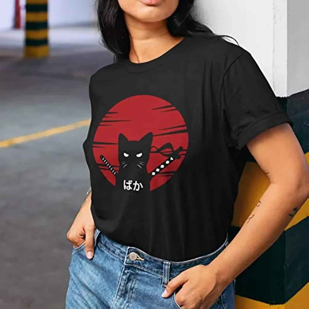 Мужская и женская футболка с забавным рисунком в японском стиле с рисунком аниме, хлопковая повседневная футболка Four Seasons, мужская одежда, повседневная одежда с рисунком аниме