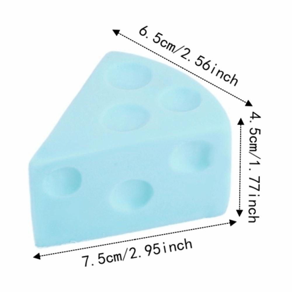Realistic Cheese Squishy Toy Super Soft Slow Rebound Fidget Toy Cheese Pinch for Kids Adults