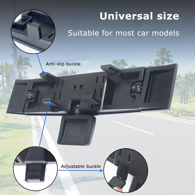 Панорамное антибликовое широкоугольное зеркало заднего вида для парковки, дополнительное выпуклое зеркало для салона автомобиля, зеркало заднего вида для автомобилей, автомобильные аксессуары