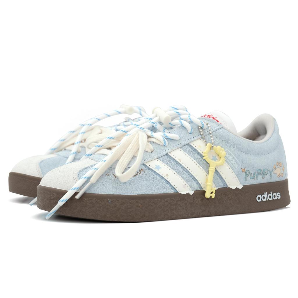 adidas VL COURT 2.0 Низкие кроссовки Бундесвера Унисекс Светло-голубые JS3003(Team1714-)