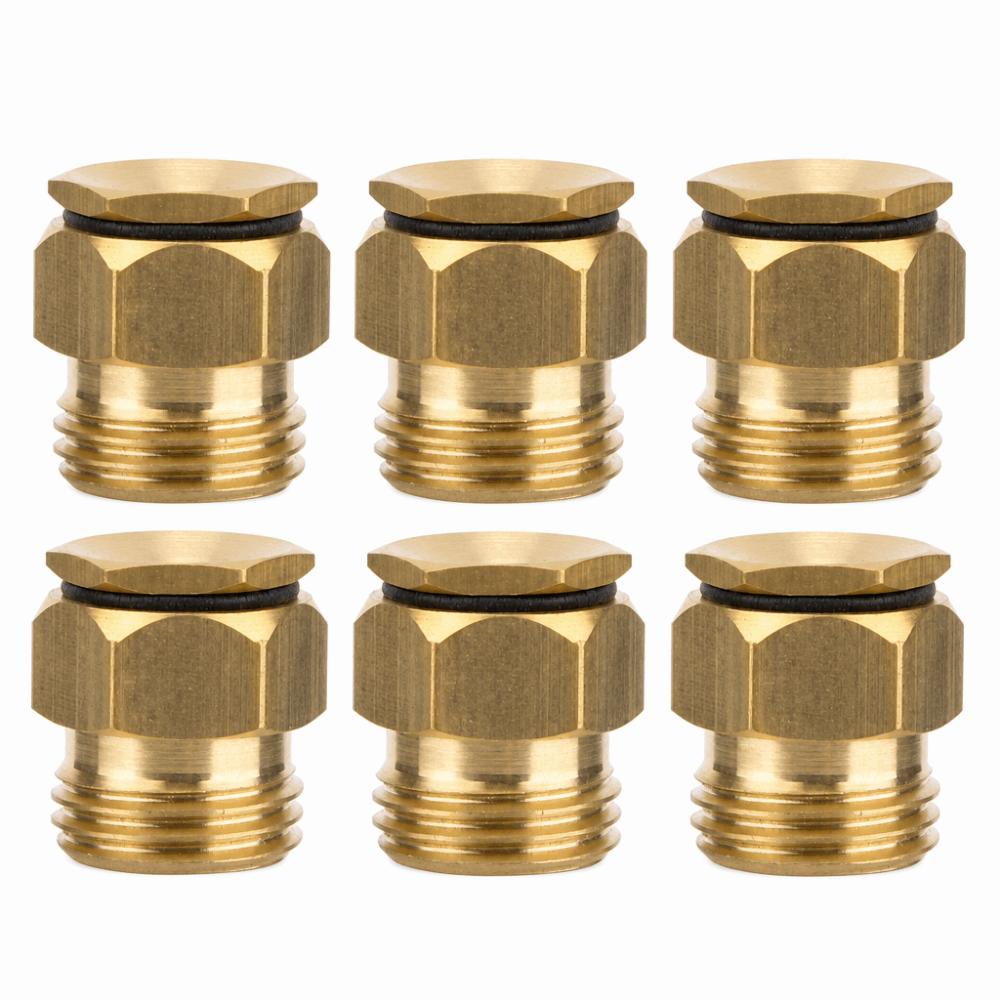 6Pcs 360 Degrees Misting Spray Nozzle Brass Garden Spray Head Greenhouse Humidification