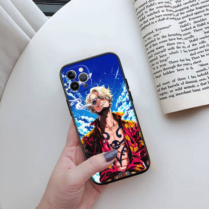 MH123 Чехол для телефона One Piece Санджи для iPhone 7 8 11 12 13 14 15 16 17 16E XS Pro Max XR X SE Air