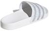 adidas Оригинальные ADILETTE Подошва из композитного материала Кристальные Нескользящие Шлепанцы Женские Белые EE4810